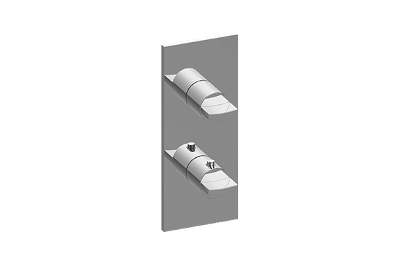 Graff - Sade/Targa Square M-Series Valve Trim with Two Handles
