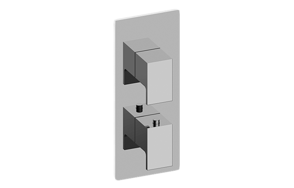 Graff - Solar Square M-Series Valve Trim with Two Handles