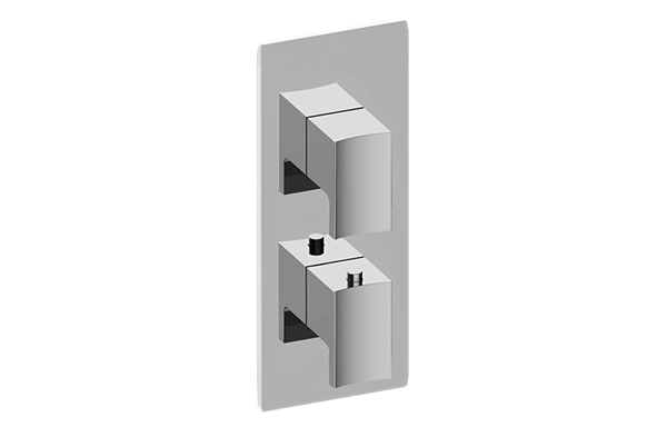 Graff - Sade/Targa Square M-Series Valve Trim with Two Handles