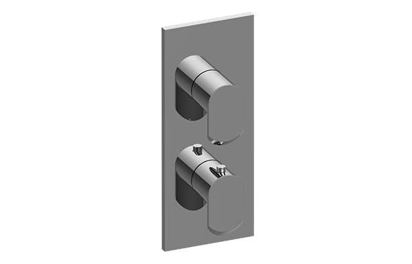 Graff - Phase Square M-Series Valve Trim with Two Handles