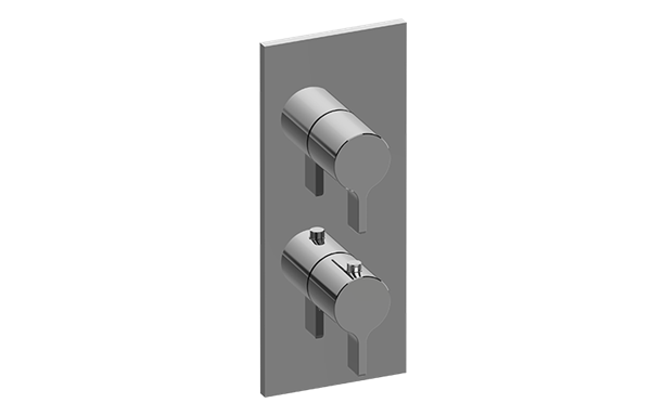 Graff - Terra Square M-Series Valve Trim with Two Handles