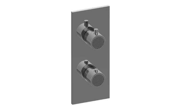 Graff - Cameo Square M-Series Valve Trim with Two Handles