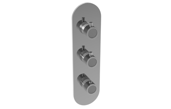 Graff - Cameo Round M-Series Valve Trim with Three Handles