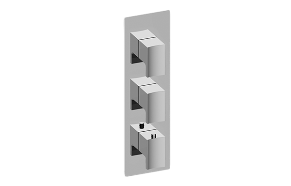 Graff - Sade/Targa Square M-Series Valve Trim with Three Handles