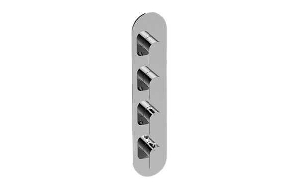 Graff - Sento Round M-Series Valve Trim with Four Handles