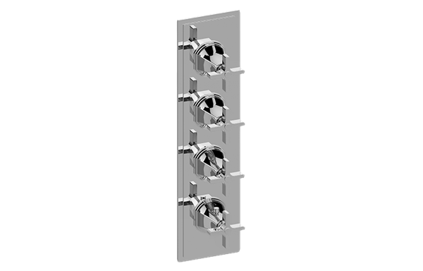Graff - Finezza UNO M-Series Valve Trim with Four Handles