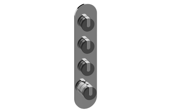 Graff - MOD+ MOD+ M-Series Valve Trim with Four Handles