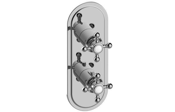 Graff - Adley Traditional M-Series Valve Trim with Two Handles