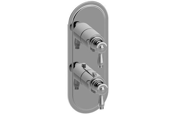 Graff - Topaz Traditional M-Series Valve Trim with Two Handles