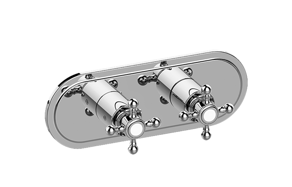 Graff - Adley Traditional M-Series Valve Trim with Two Handles (Horizontal Orientation)