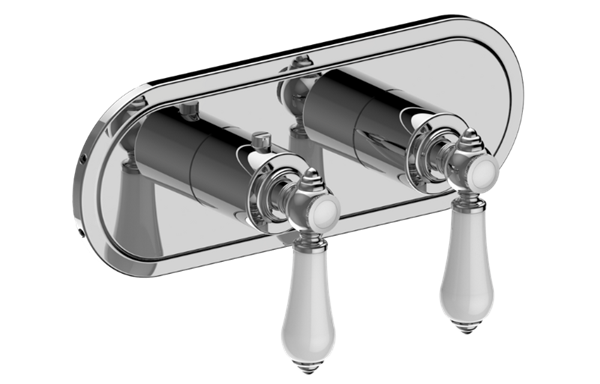 Graff - Adley Traditional M-Series Valve Trim with Two Handles (Horizontal Orientation)