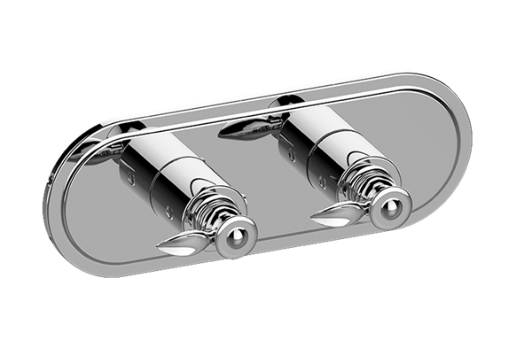 Graff - Topaz Traditional M-Series Valve Trim with Two Handles (Horizontal Orientation)
