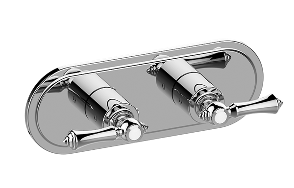 Graff - Adley Traditional M-Series Valve Trim with Two Handles (Horizontal Orientation)