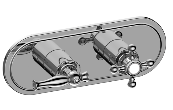 Graff - Lauren Traditional M-Series Valve Trim with Two Handles (Horizontal Orientation)