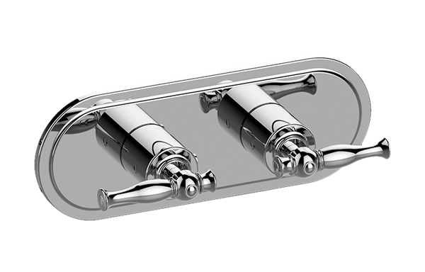 Graff - Lauren Traditional M-Series Valve Trim with Two Handles (Horizontal Orientation)