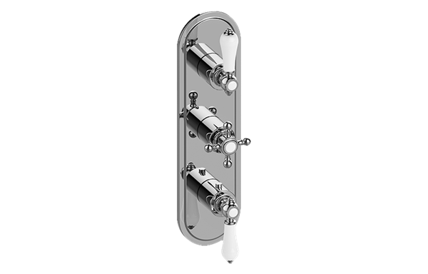 Graff - Adley Traditional M-Series Valve Trim with Three Handles