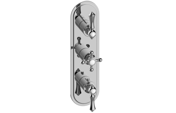 Graff - Adley Traditional M-Series Valve Trim with Three Handles