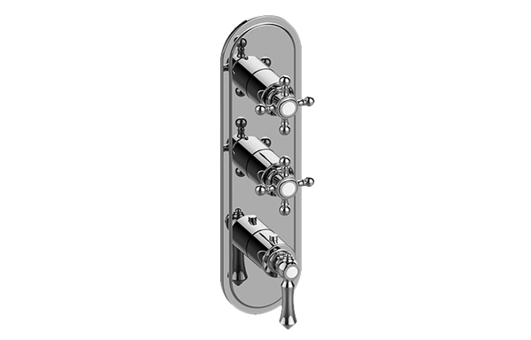 Graff - Adley Traditional M-Series Valve Trim with Three Handles