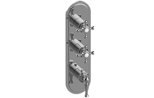 Graff - Lauren Traditional M-Series Valve Trim with Three Handles