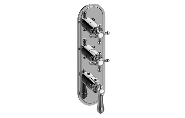 Graff - Adley Traditional M-Series Valve Trim with Three Handles
