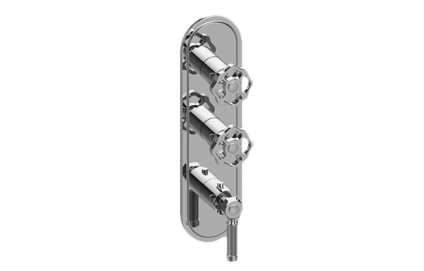 Graff - Vintage Traditional M-Series Valve Trim with Three Handles