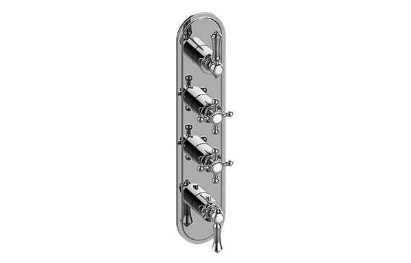 Graff - Adley Traditional M-Series Valve Trim with Four Handles