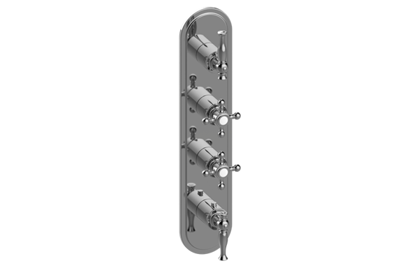 Graff - Lauren Traditional M-Series Valve Trim with Four Handles