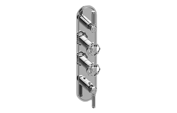 Graff - Vintage Traditional M-Series Valve Trim with Four Handles