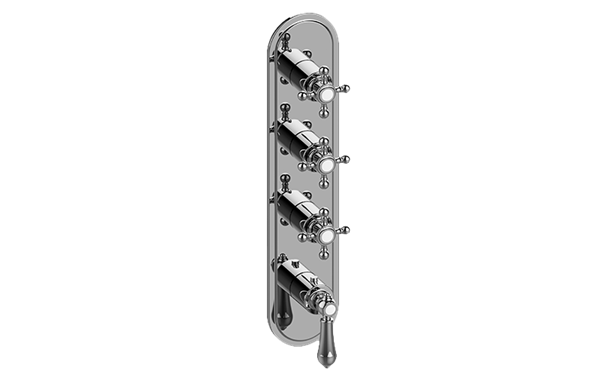 Graff - Adley Traditional M-Series Valve Trim with Four Handles
