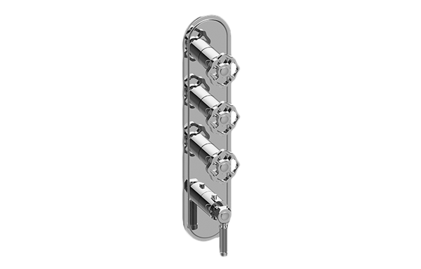 Graff - Vintage Traditional M-Series Valve Trim with Four Handles