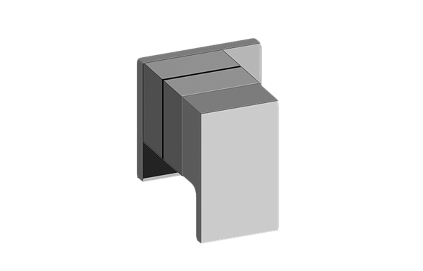 Graff - Solar Square M-Series 3-Way Diverter Valve Trim with Handle