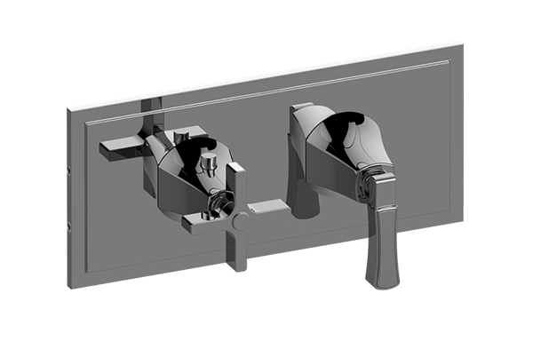 Graff - Finezza DUE Valve Trim with Two Handles (Horizontal Orientation)