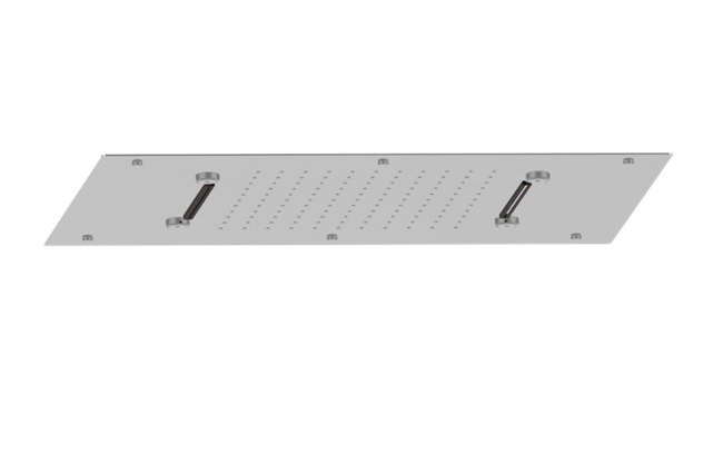 Graff - Aqua-Sense 15-1/2 Inch x 24 Inch Square Ceiling-Mounted Showerhead