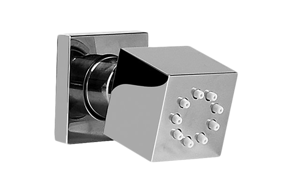 Graff - Square body Spray with Solid Brass Swivel Head