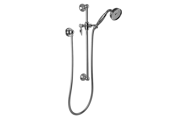 Graff - Topaz Traditional Handshower w/Wall-Mounted Slide Bar