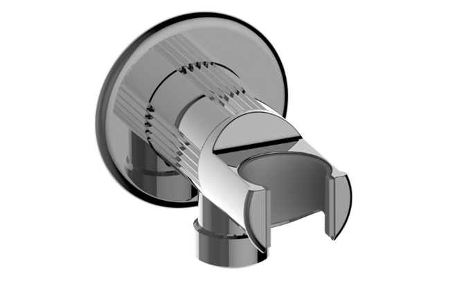 Graff - Riva Traditional Wall Bracket and Integrated Wall Supply Elbow Fluted Knurled