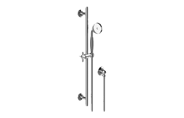 Graff - Traditional Handshower w/Wall-Mounted Slide Bar