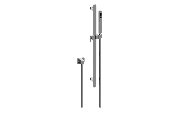 Graff - Contemporary Handshower w/Wall-Mounted Slide Bar