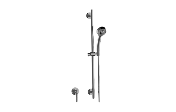 Graff - Contemporary Handshower w/Wall-Mounted Slide Bar