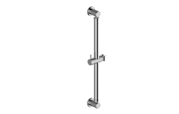 Graff - Round Grab Bar - 32 Inch w/handshower holder