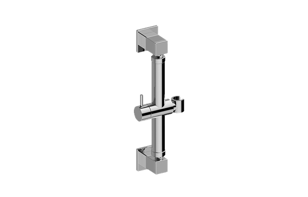 Graff - Square Grab Bar - 12 Inch w/handshower holder