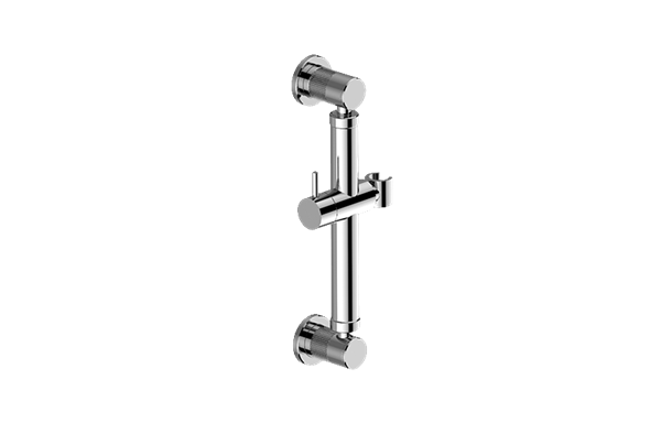 Graff - Harley Round Grab Bar - 12 Inch w/handshower holder