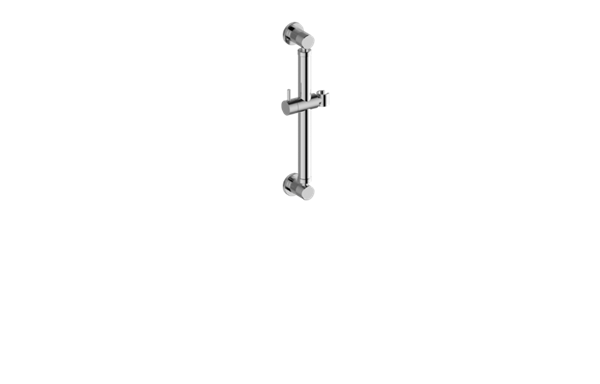 Graff - Cameo Round Grab Bar - 16 Inch w/handshower holder