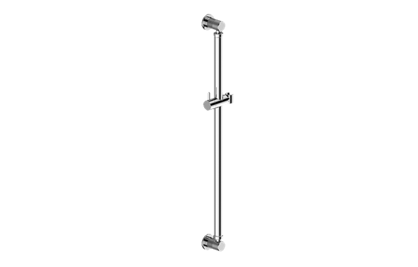 Graff - Harley Round Grab Bar - 32 Inch w/handshower holder