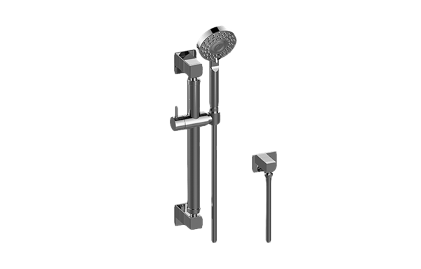 Graff - Multi-Function Handshower w/16 Inch Square Grab Bar