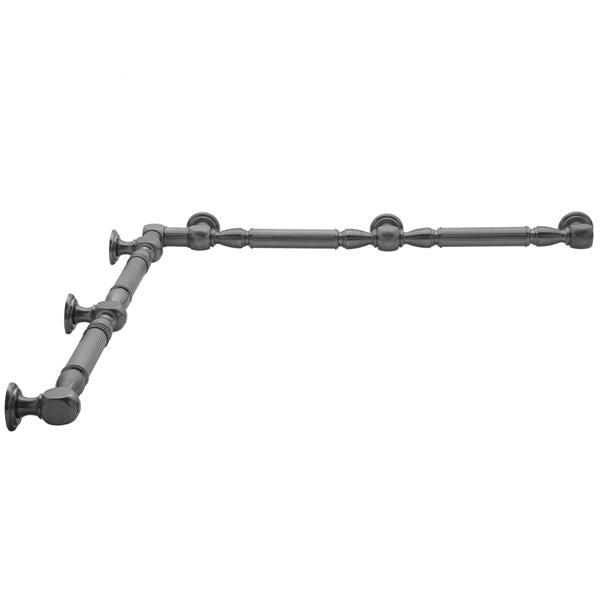 Jaclo - G21 48 Inch x 60 Inch Inside Corner Grab Bar