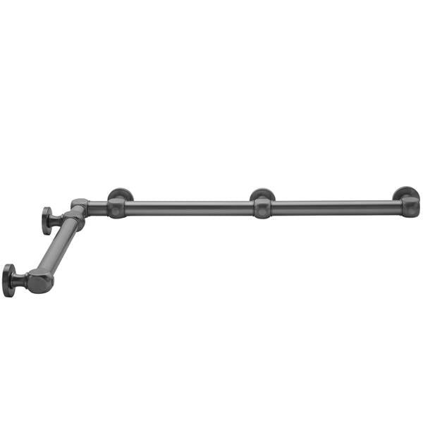 Jaclo - G70 12 Inch x 60 Inch Inside Corner Grab Bar