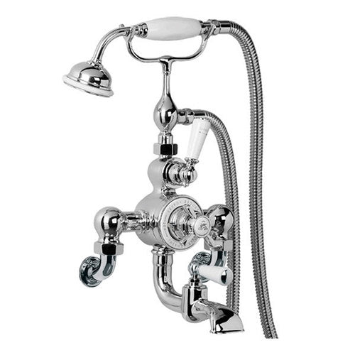 Lefroy Brooks - Exposed Classic Wall Mounted Thermostatic Bath & Shower Mixer