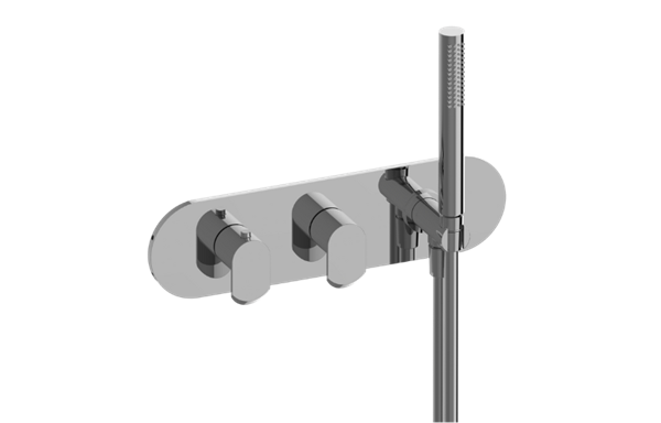 Graff - Phase Wall-Mounted M-Series Thermostatic System - Handshower - Trim Only
