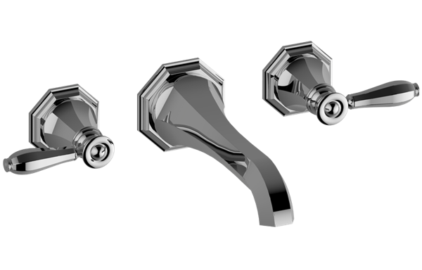 Graff - Topaz Wall-Mounted Lavatory Faucet - Trim Only